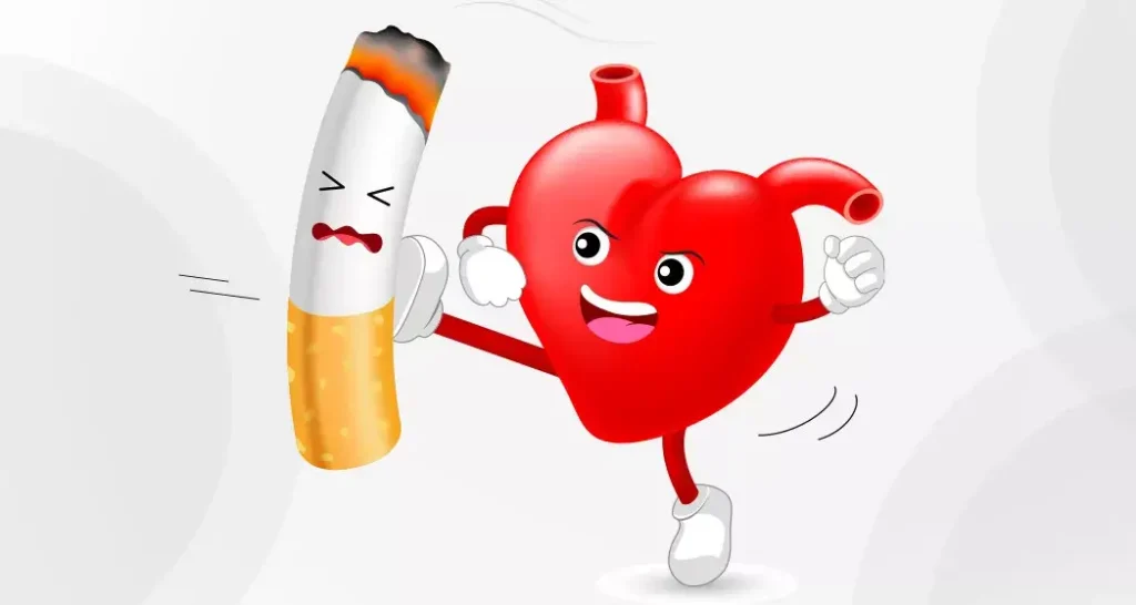 Obiceiuri nocive pentru inimă precum fumatul, sedentarismul și alimentația nesănătoasă care cresc riscul de infarct