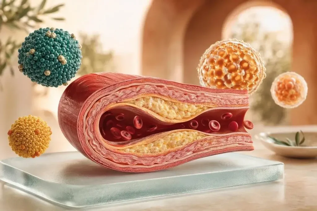HDL scazut - infografic despre colesterolul bun si riscul cardiovascular